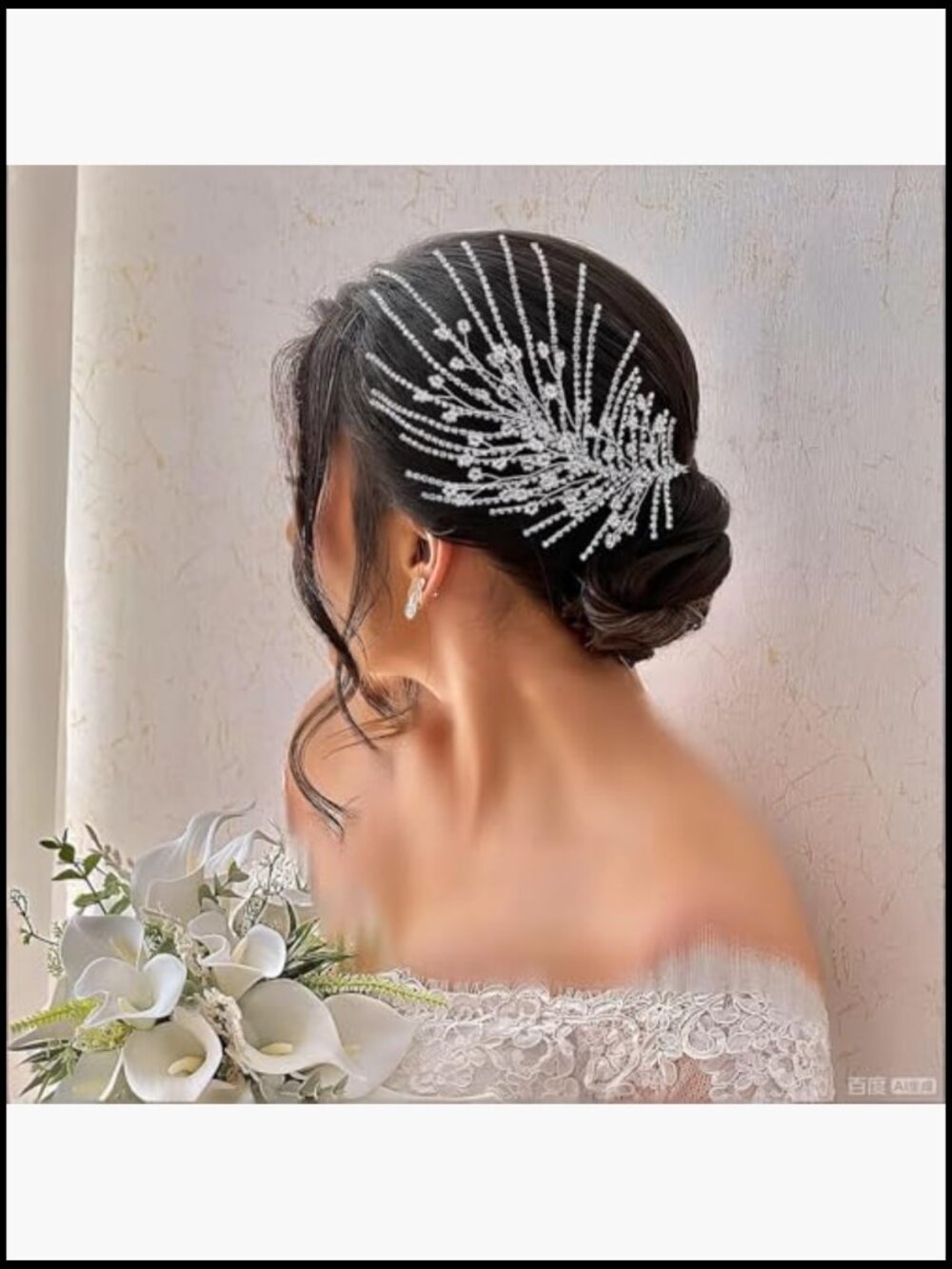 Crystal Bridal Headband Rhinestone Wedding Hair Accessory Bridesmaid Tiara - Picture 2 of 6